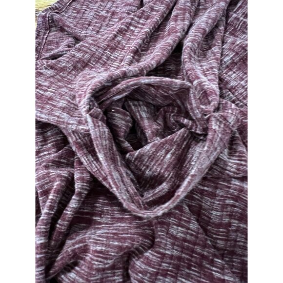 Lularoe Women's Size Medium Purple Duster Open Front Long Cardigan Preppy Lounge - Picture 12 of 12